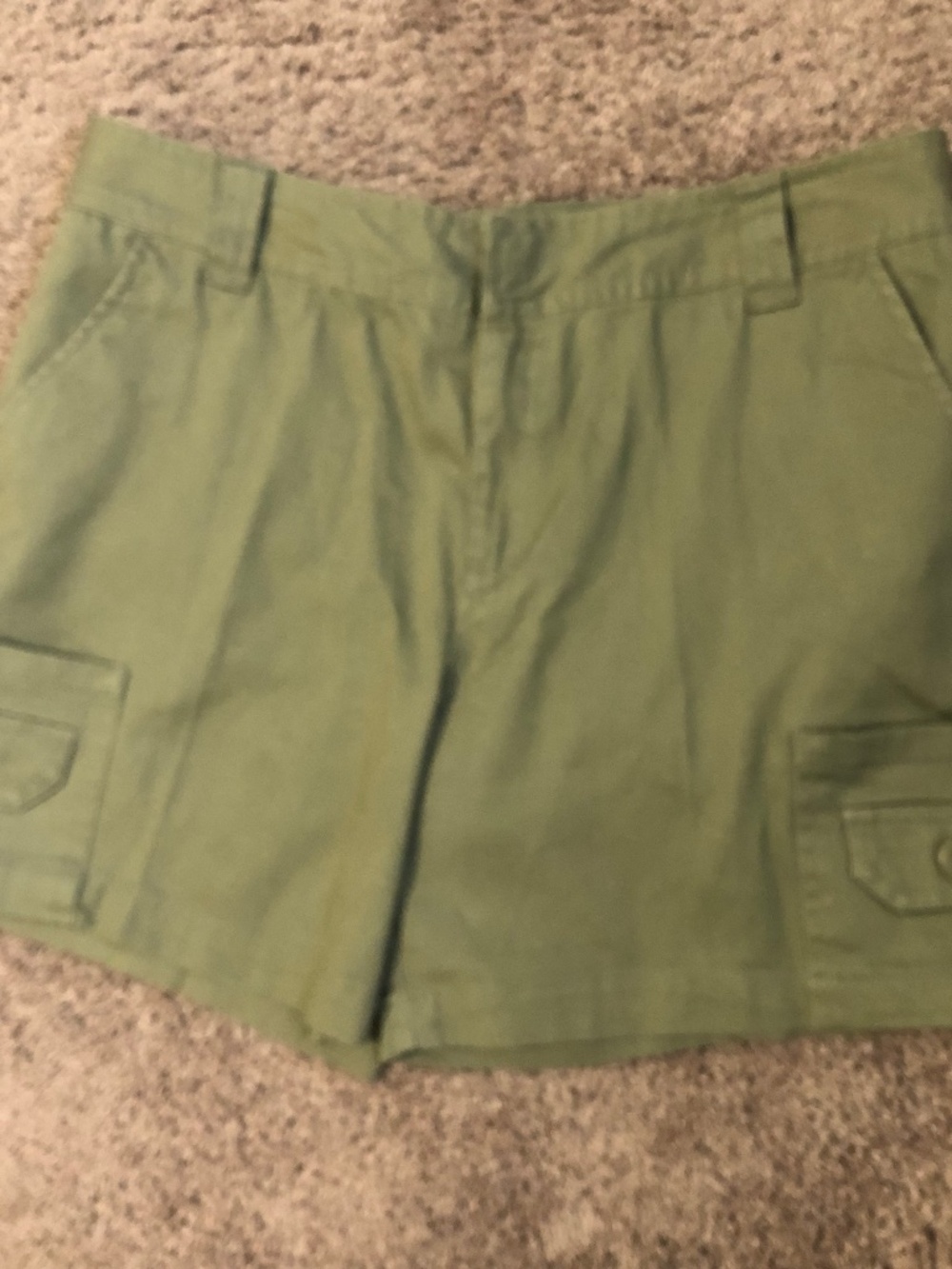 Architect Women’s Khaki Green Shorts size 10 - 97% Cotton